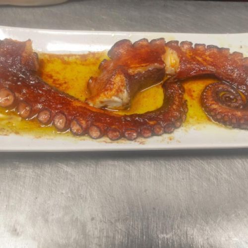 Pulpo a la brasa