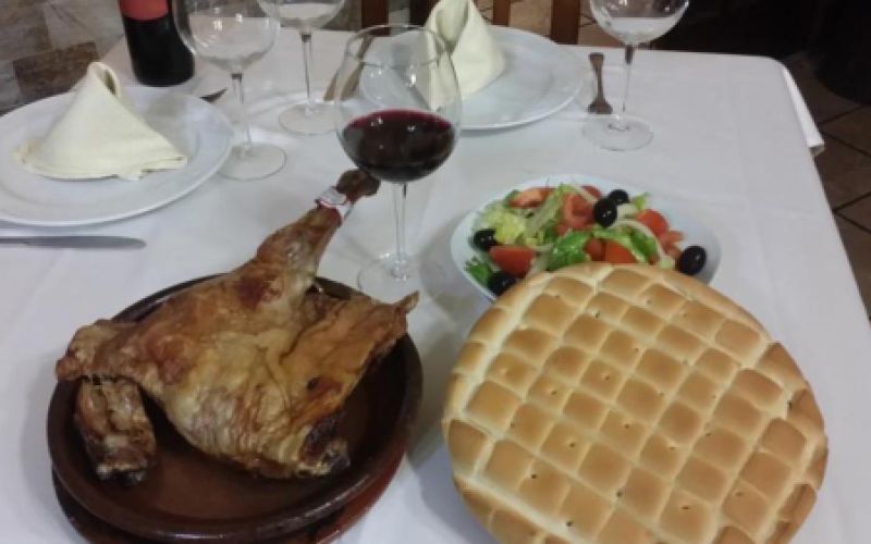 Cuarto de lechazo al horno