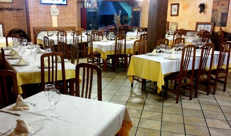 zona comedor de El Laurel de Baco