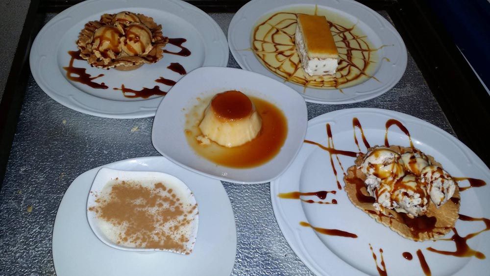 Surtido de postres