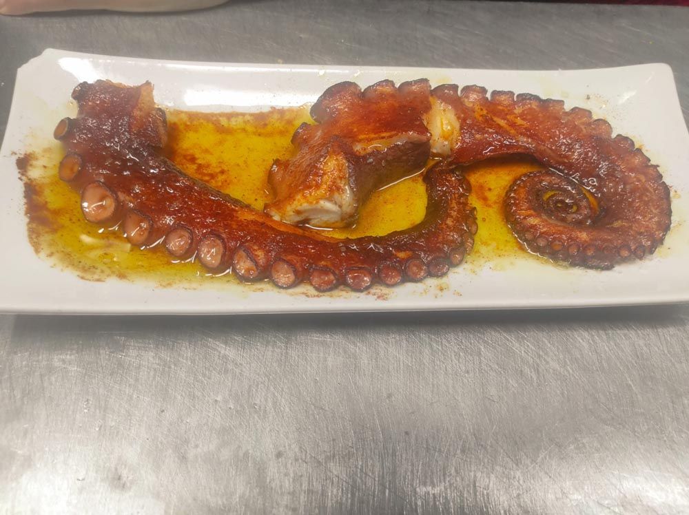 Pulpo a la brasa