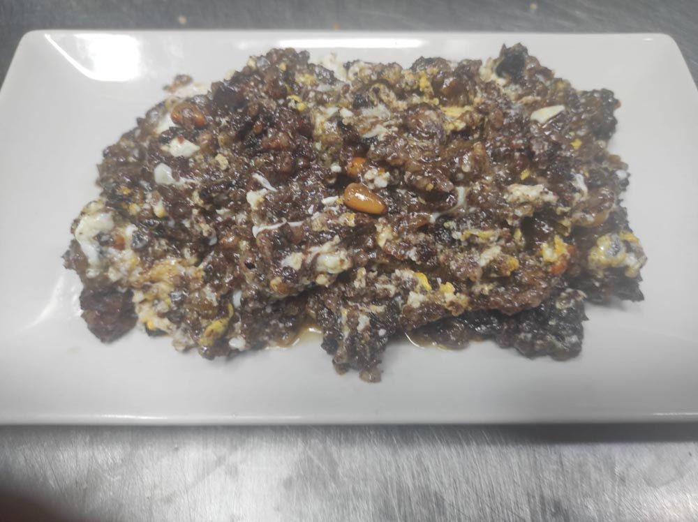 Revuelto de morcilla