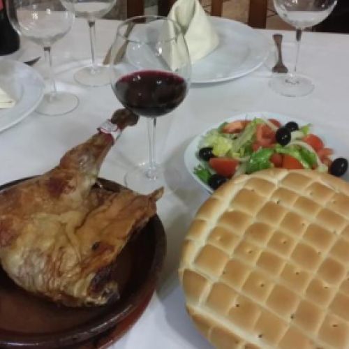 Cuarto de lechazo al horno