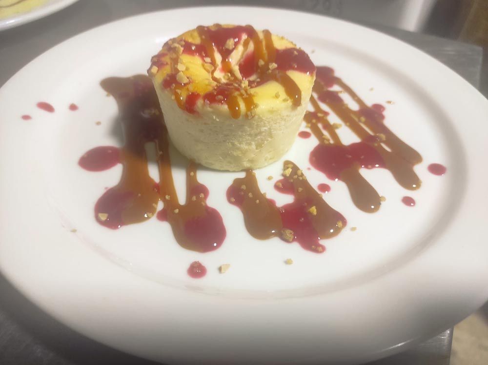 Tarta de piñón de la casa